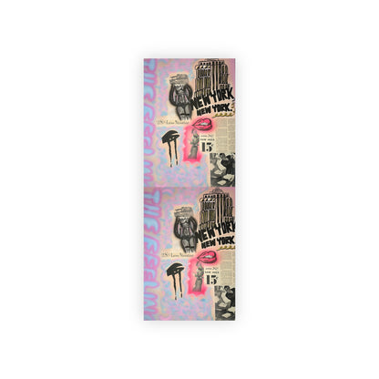 "new york, new york" airbrush wrapping paper