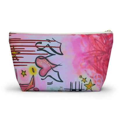 "cherry luvr" airbrush makeup pouch