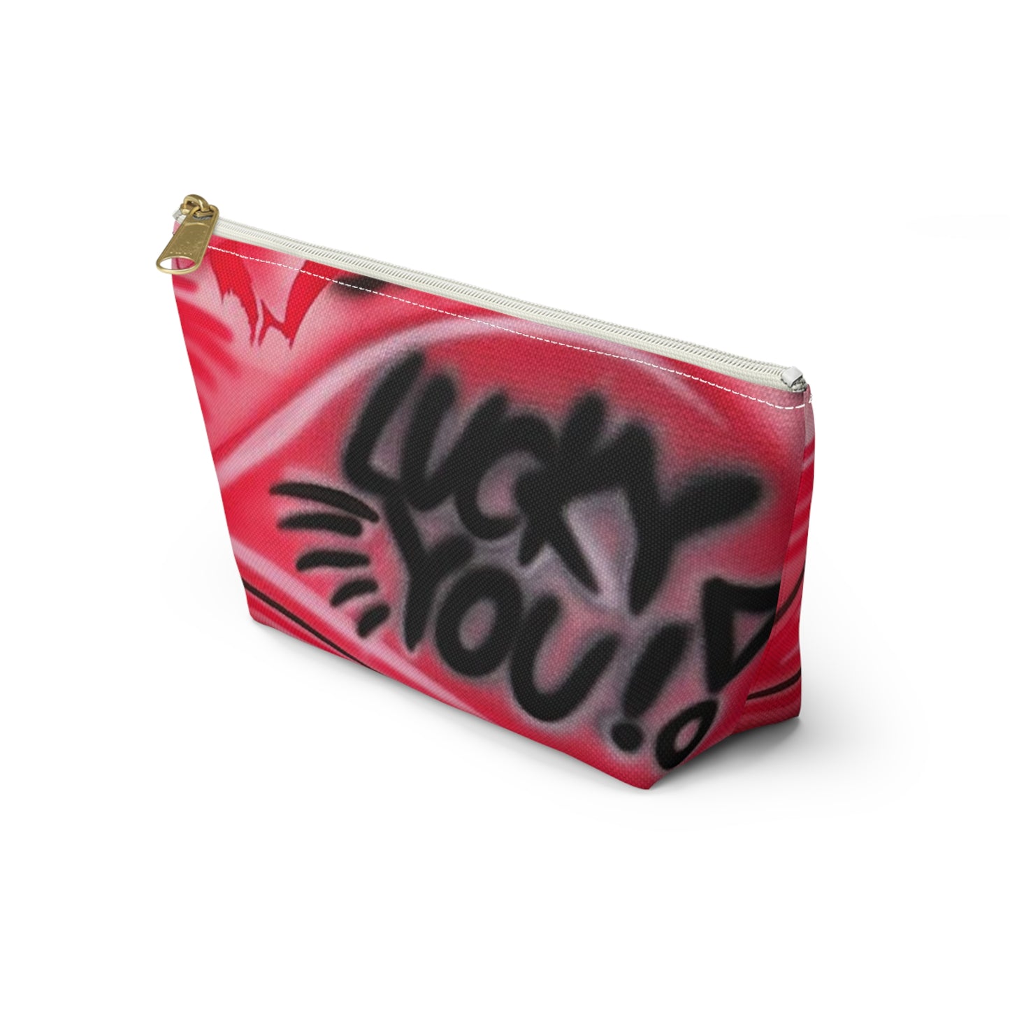 "lucky you pt. 3" airbrush makeup pouch