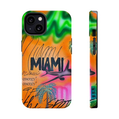 MagSafe "miami, fl" airbrush iPhone case