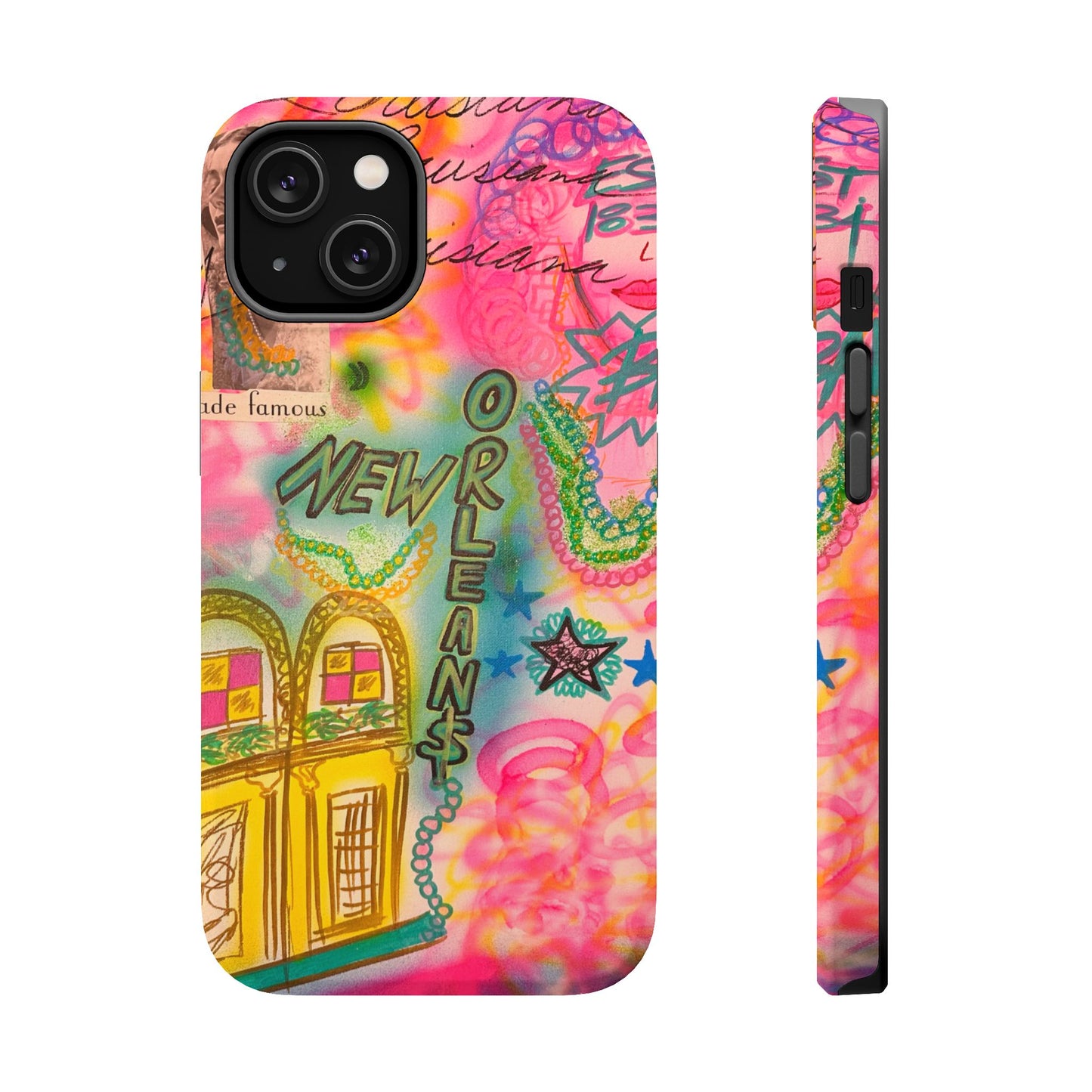 MagSafe "new orleans, la" airbrush iPhone case