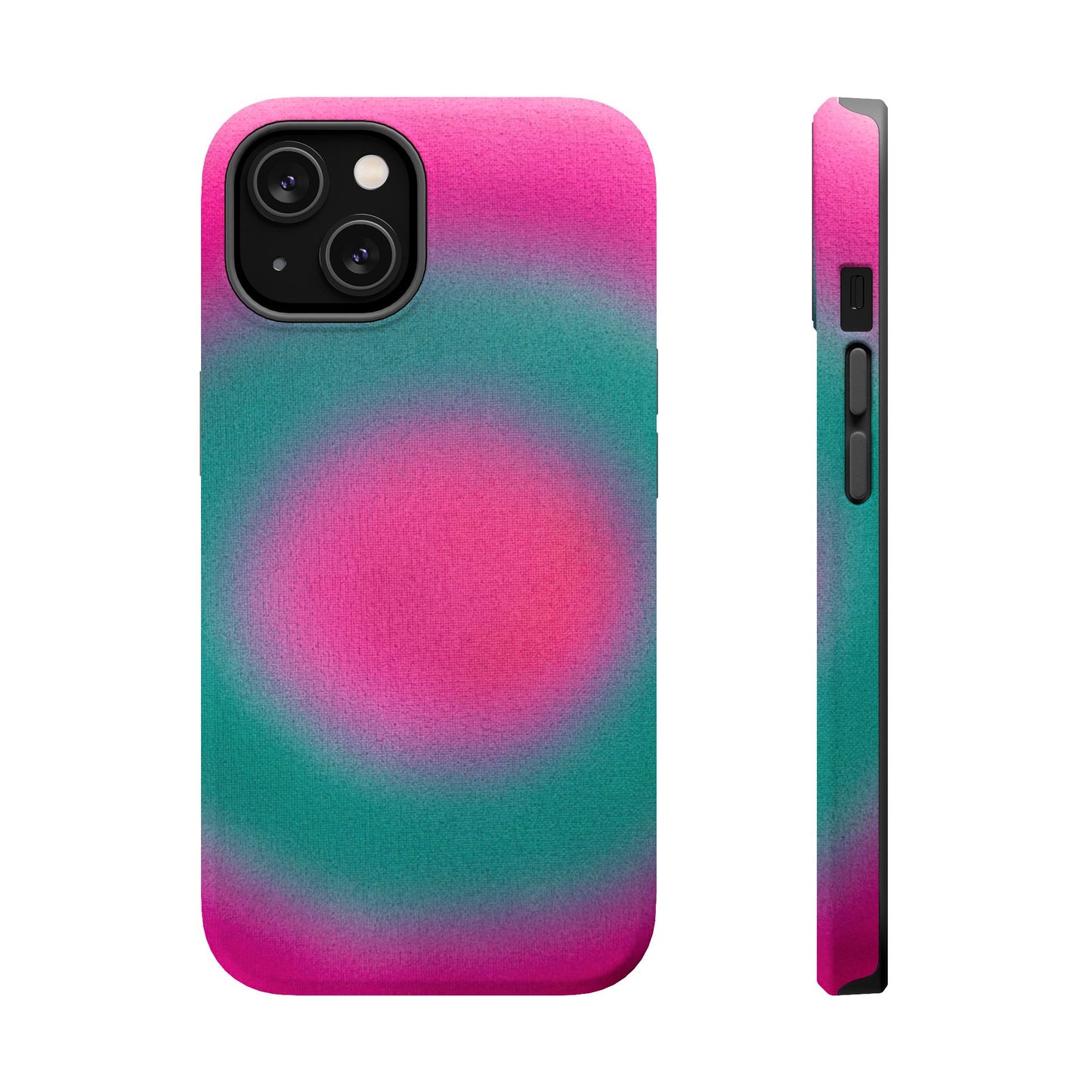 MagSafe "watermelon swirl aura" airbrush iPhone case