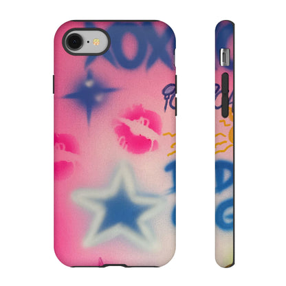 "star symbol" airbrush iPhone case