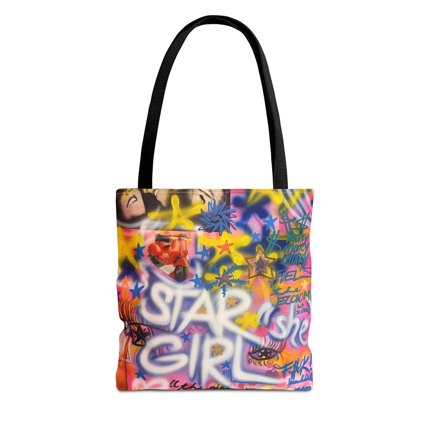 "STARGIRL" airbrush tote bag
