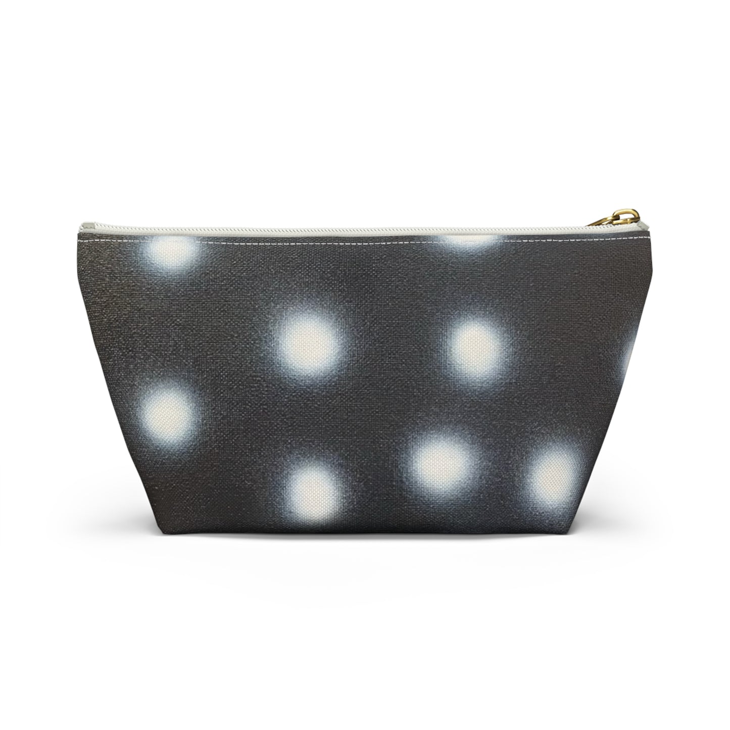 "coconut noir polka dot" airbrush makeup pouch
