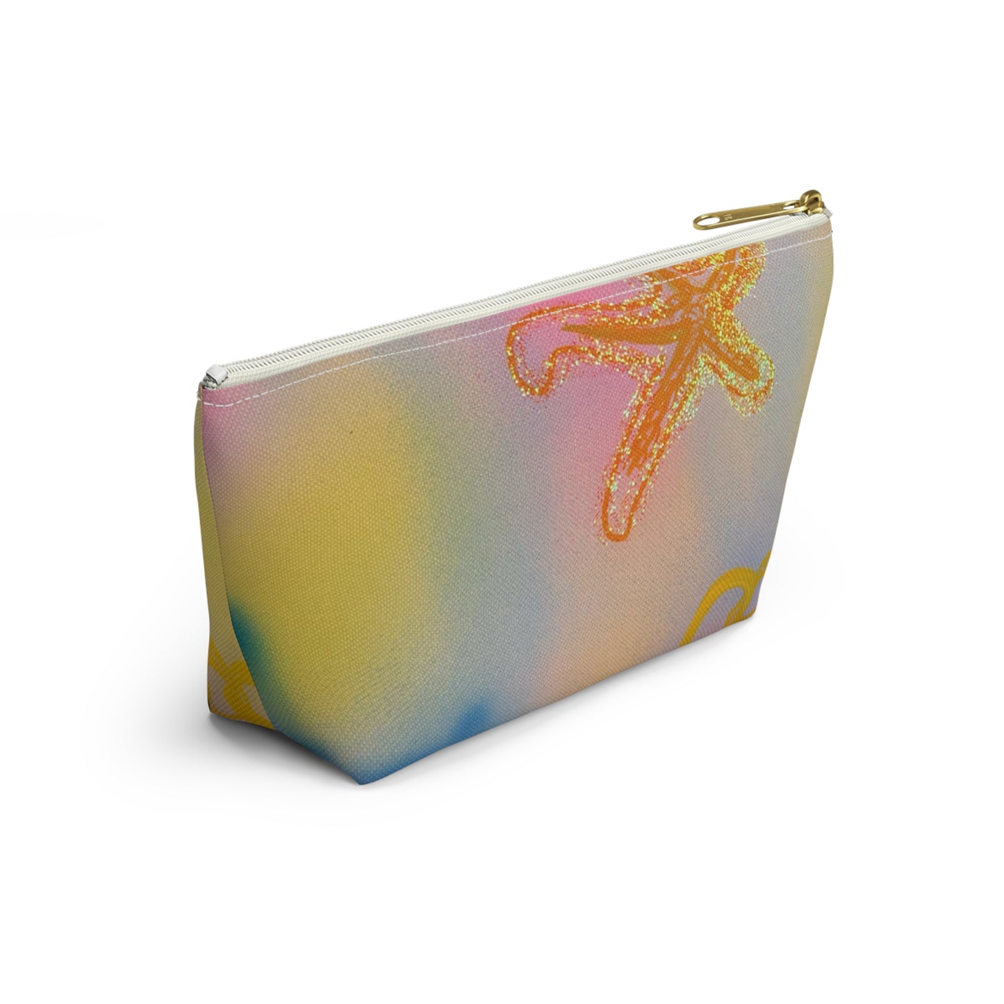 "sweet starfish" airbrush makeup pouch