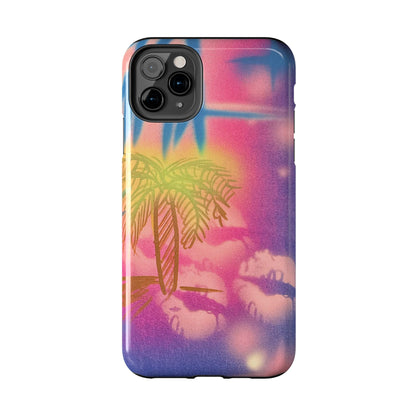 "glowy night" airbrush iPhone case