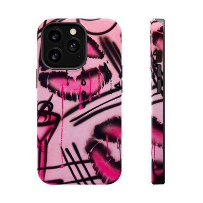 MagSafe "glossy pout" airbrush iPhone case