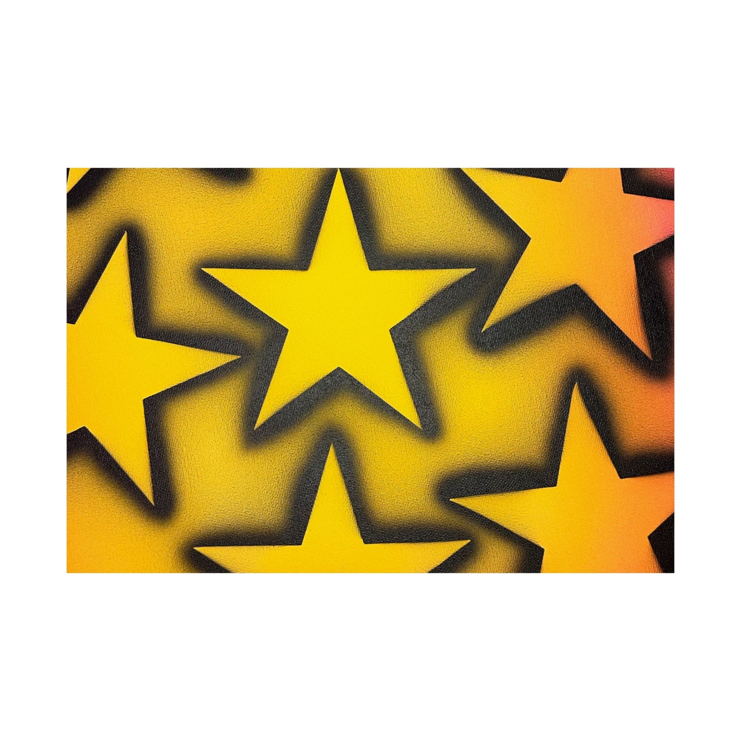 "ur a star" airbrush horizontal print