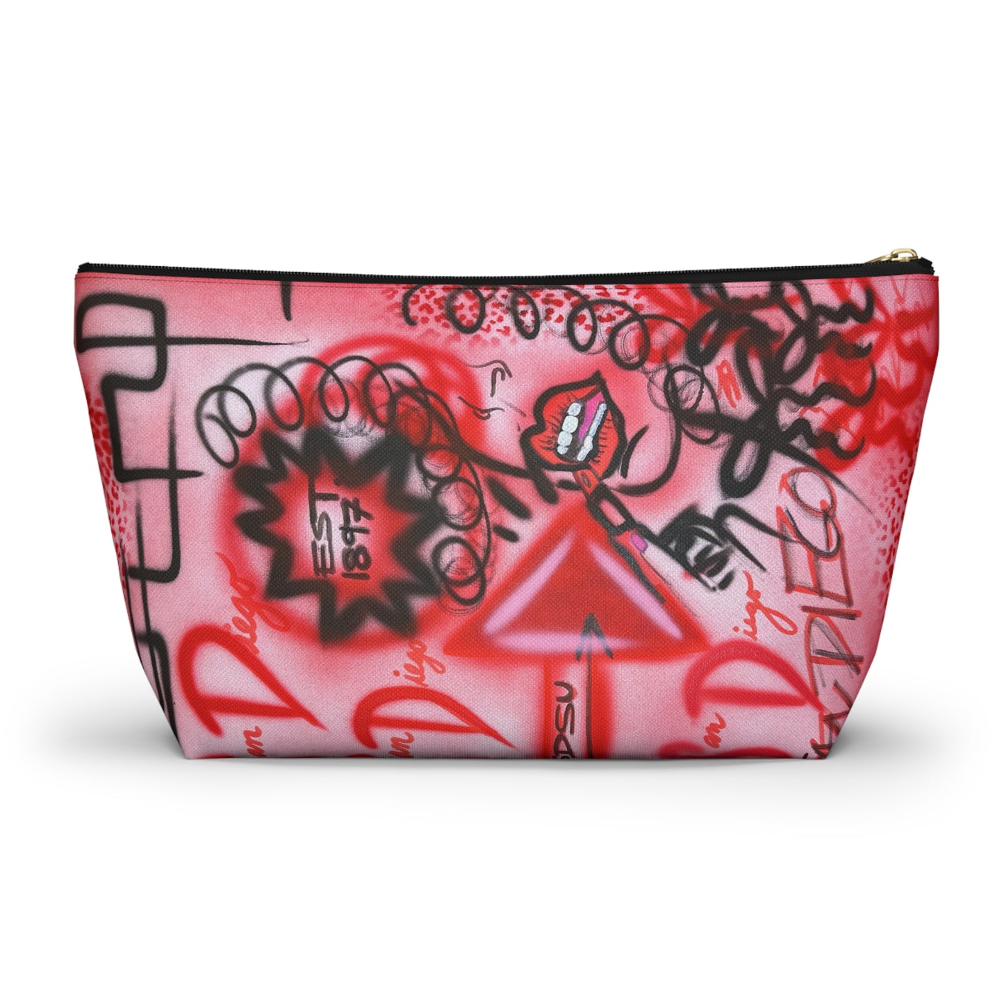 "san diego" airbrush makeup pouch