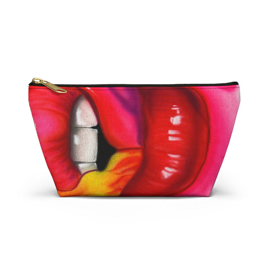 "flaming lips pt. 2" airbrush makeup pouch