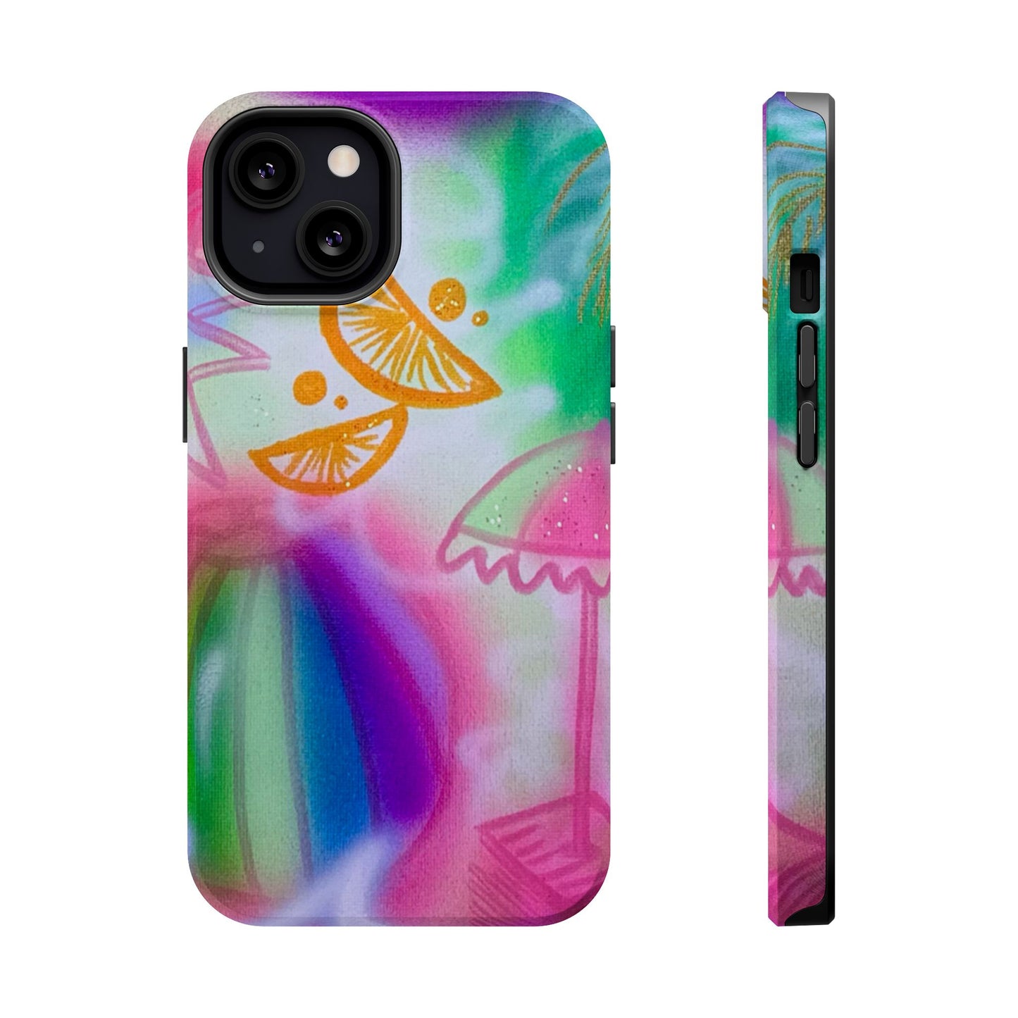 MagSafe "on the beach" airbrush iPhone case