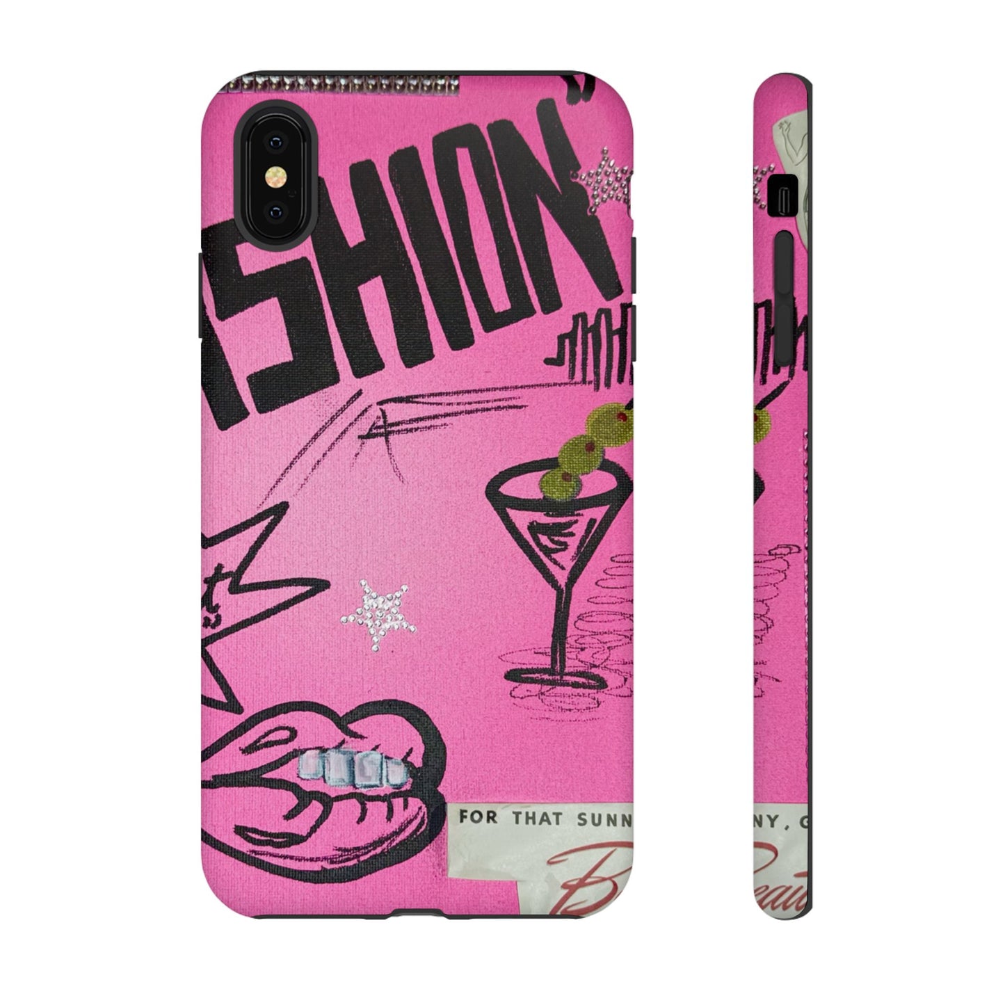 "high fashion" airbrush iPhone case