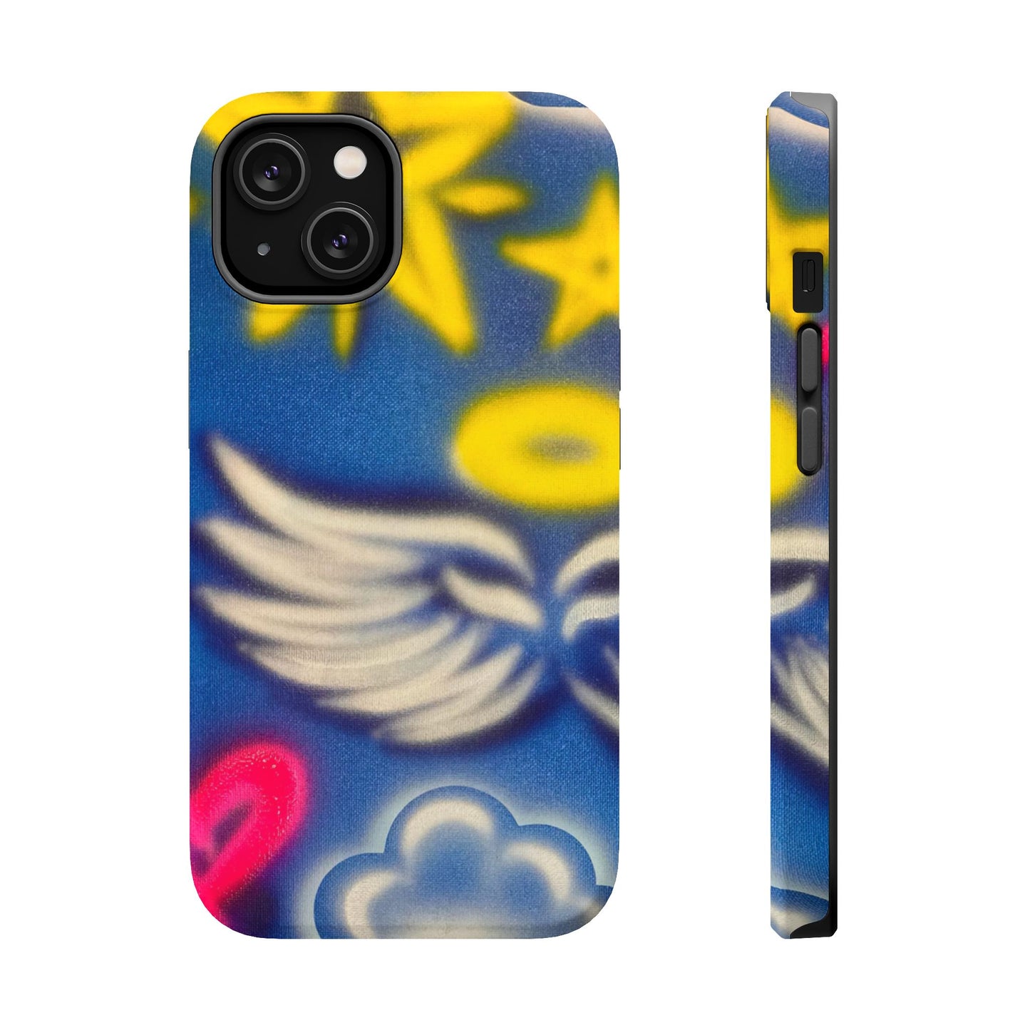 MagSafe "celestial halo" airbrush iPhone case