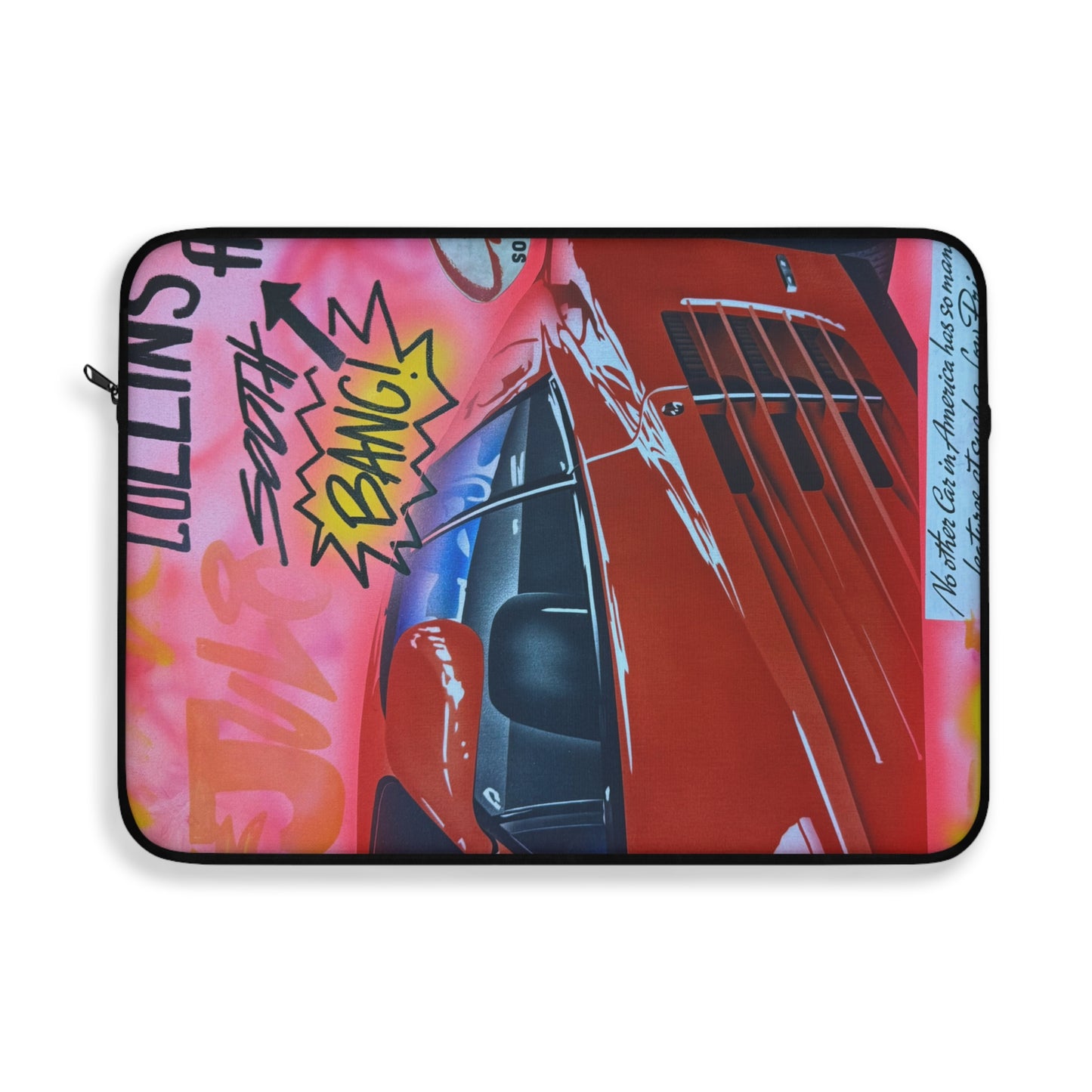 "miami momentos" airbrush laptop sleeve