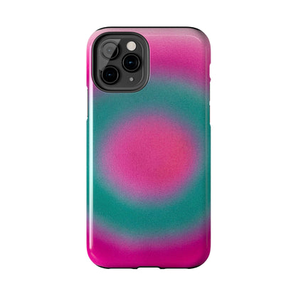 "watermelon swirl" aura airbrush iPhone case