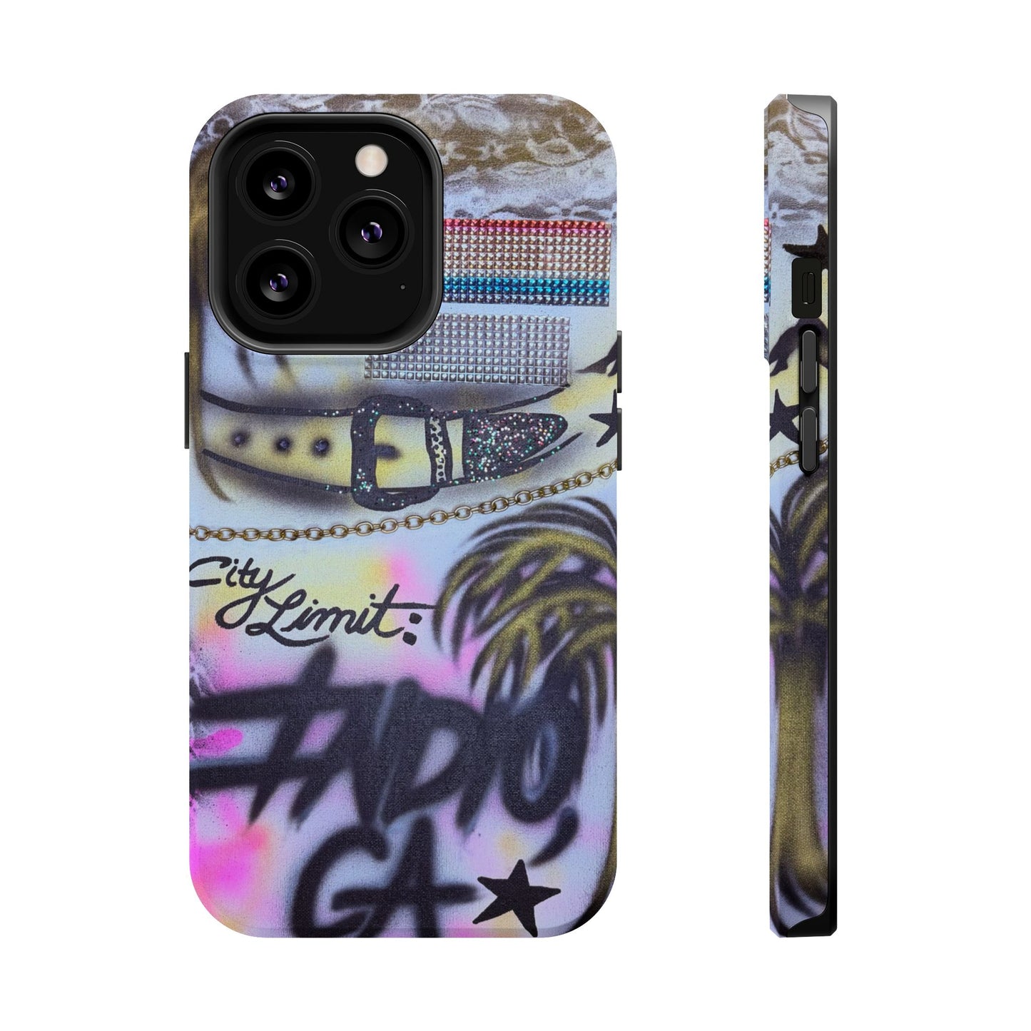 MagSafe "indio, ca" airbrush iPhone case