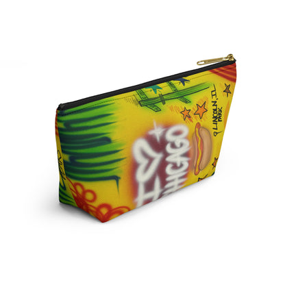 "chicago" airbrush makeup pouch