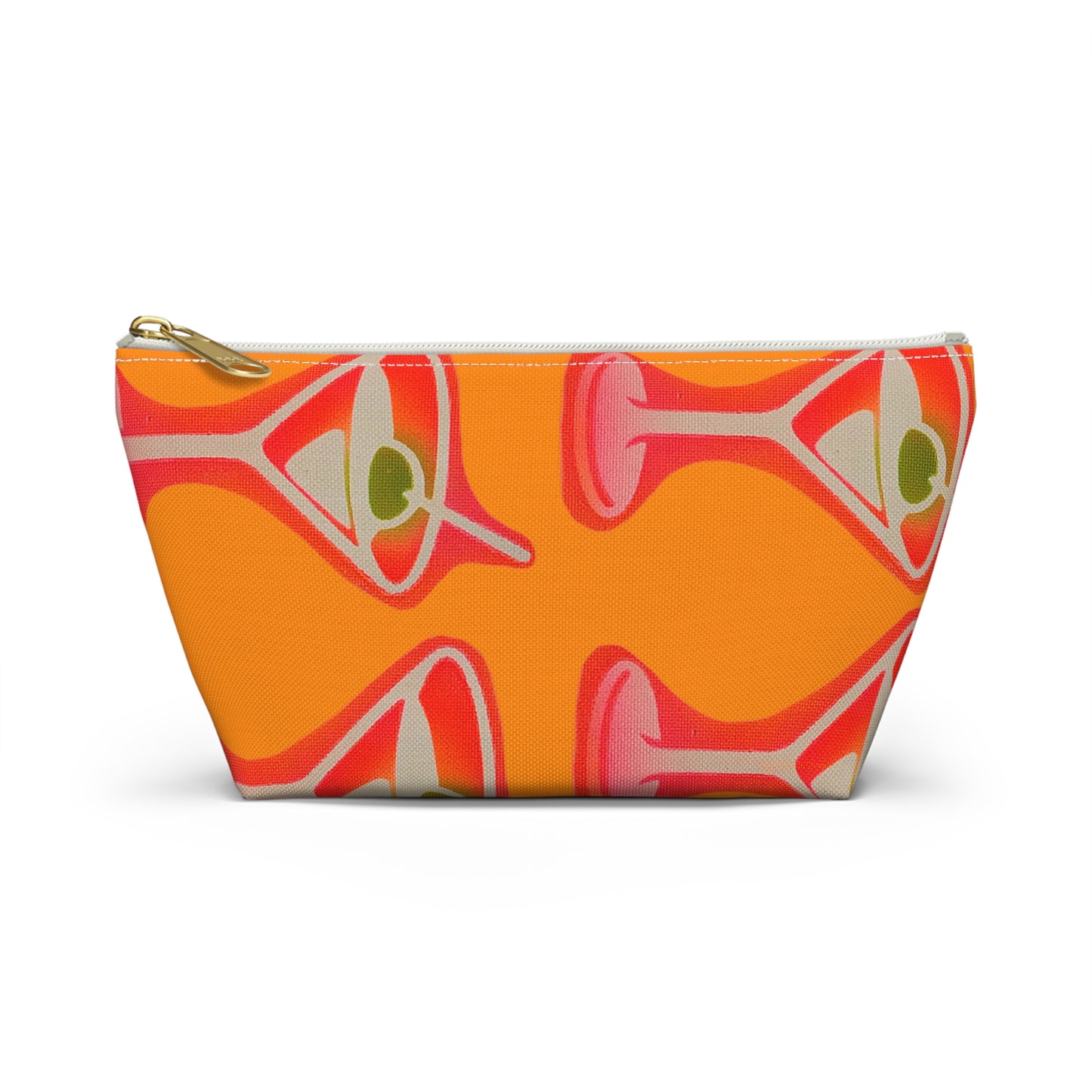 "shaken, not stirred" airbrush makeup pouch
