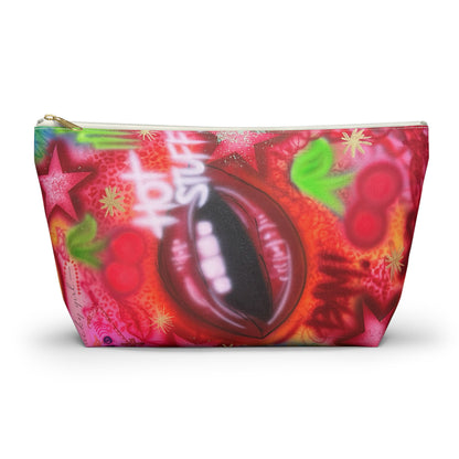 "hot stuff" airbrush makeup pouch