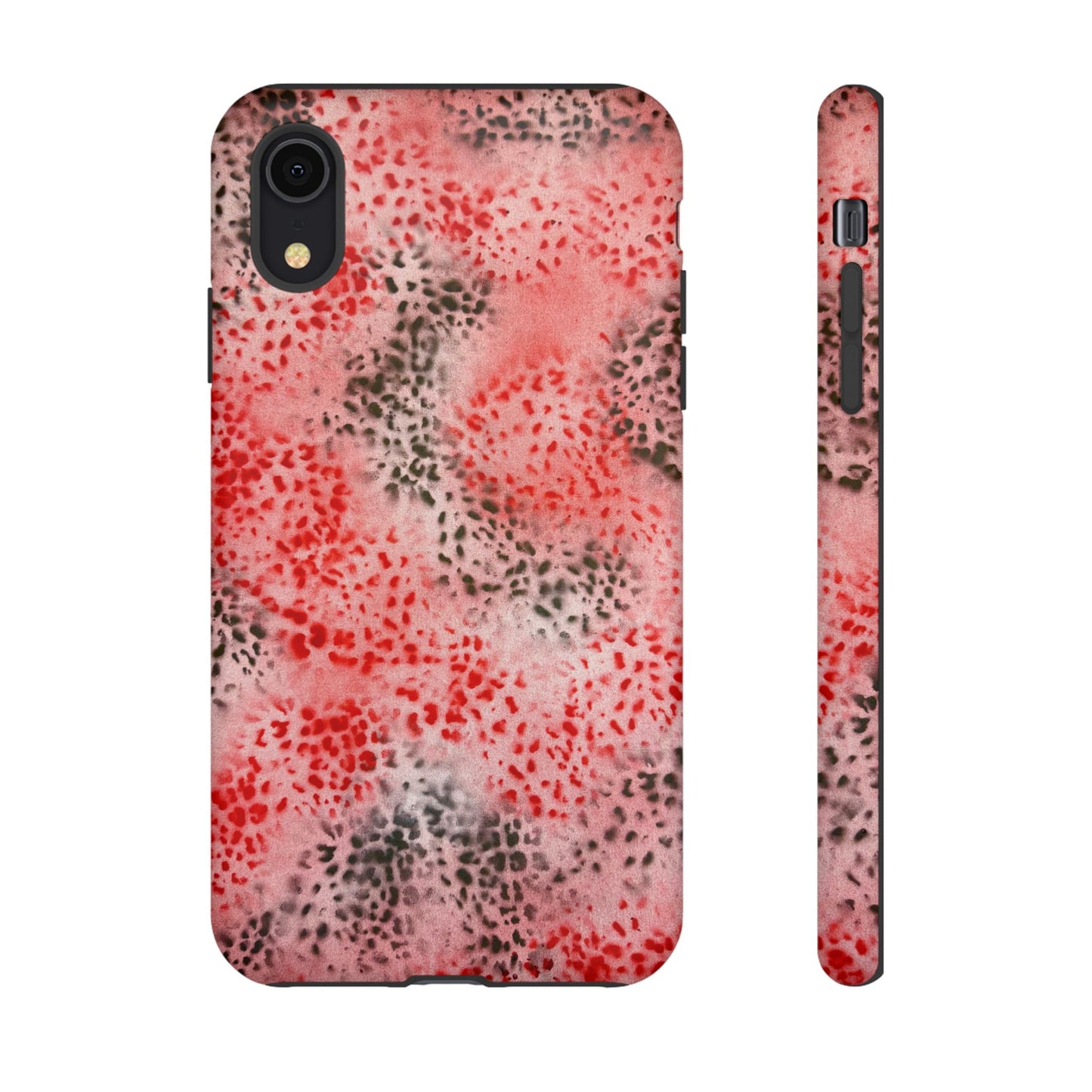 "red cheetah" airbrush iPhone case