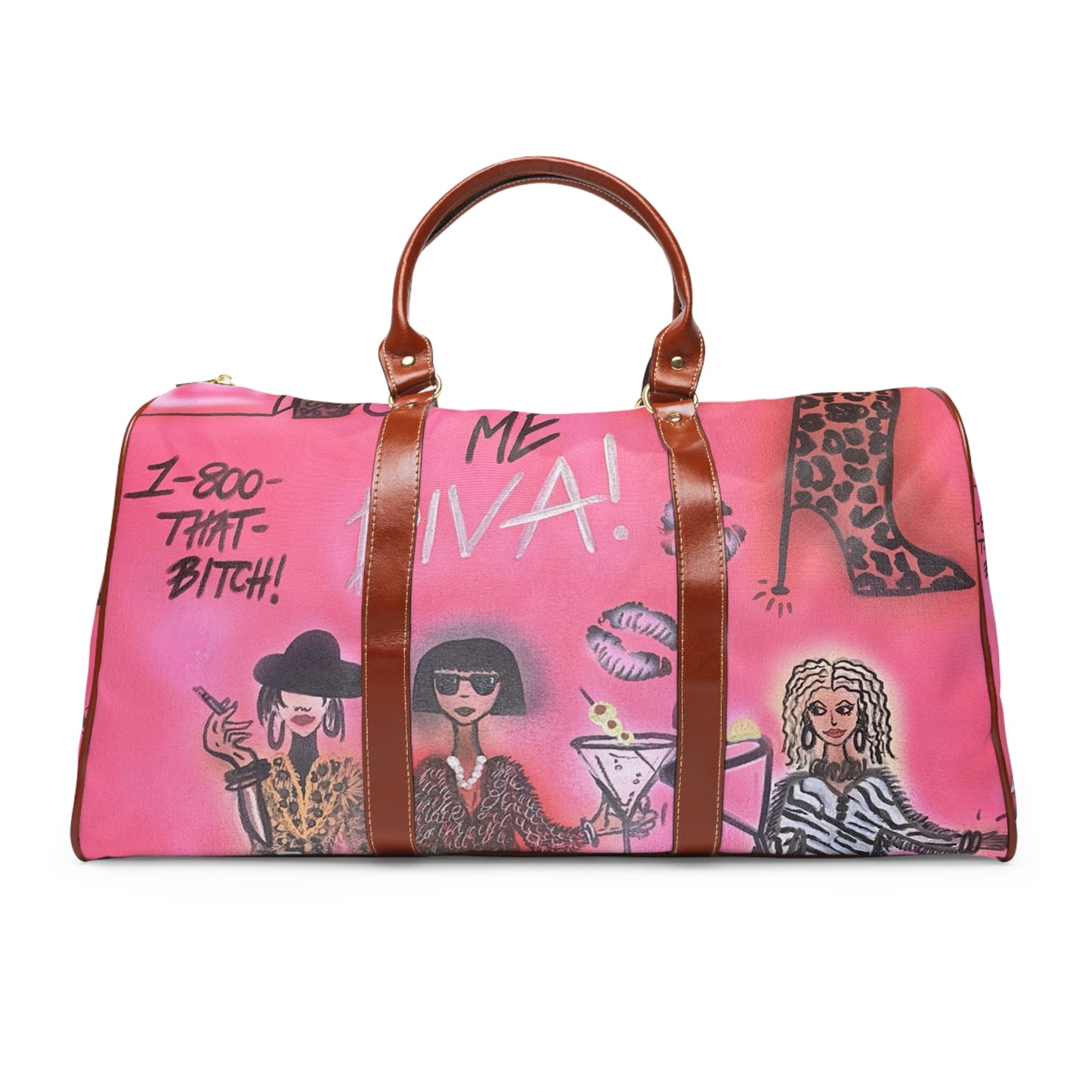 "party diva" airbrush waterproof travel bag
