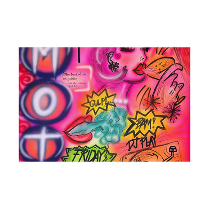 "vegas ventures" airbrush horizontal print