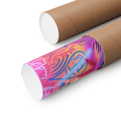 "shots on me!" airbrush horizontal print