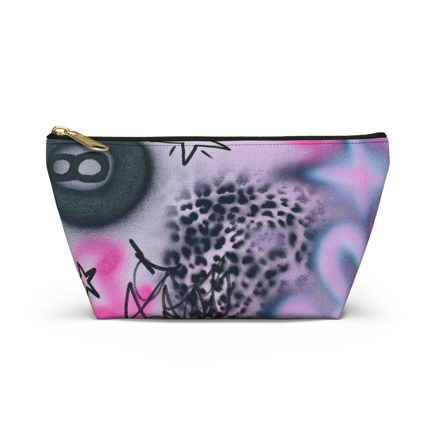 "onyx cheetah" airbrush makeup pouch