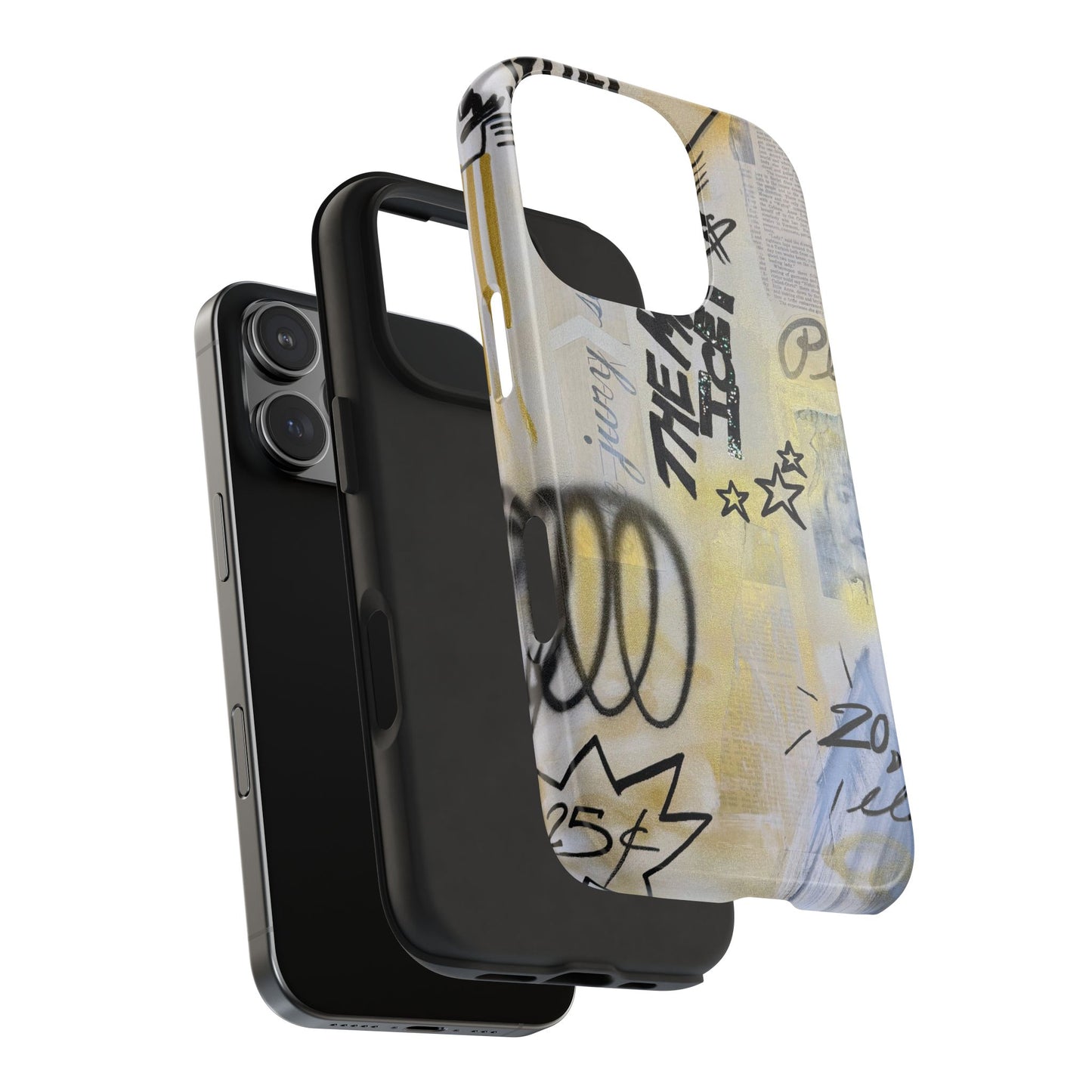 "golden glacier" airbrush iPhone case