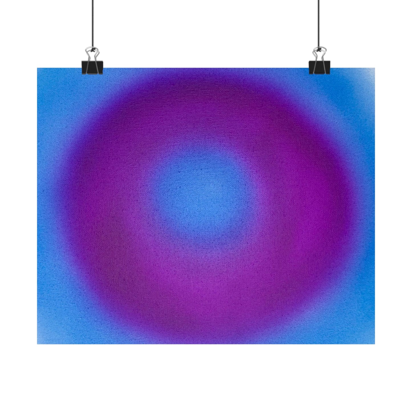 "grape soda aura" airbrush horizontal print