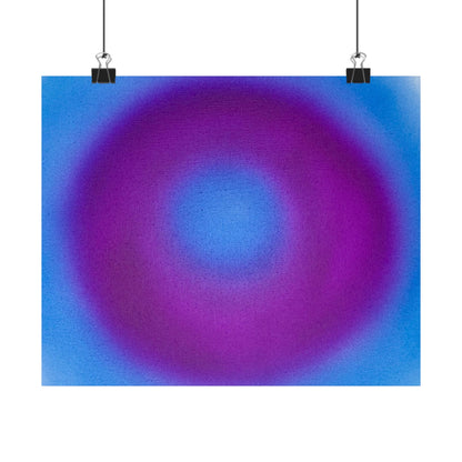 "grape soda aura" airbrush horizontal print