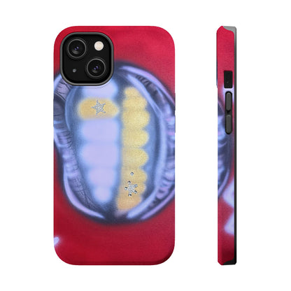 MagSafe "bite me bling" airbrush iPhone case