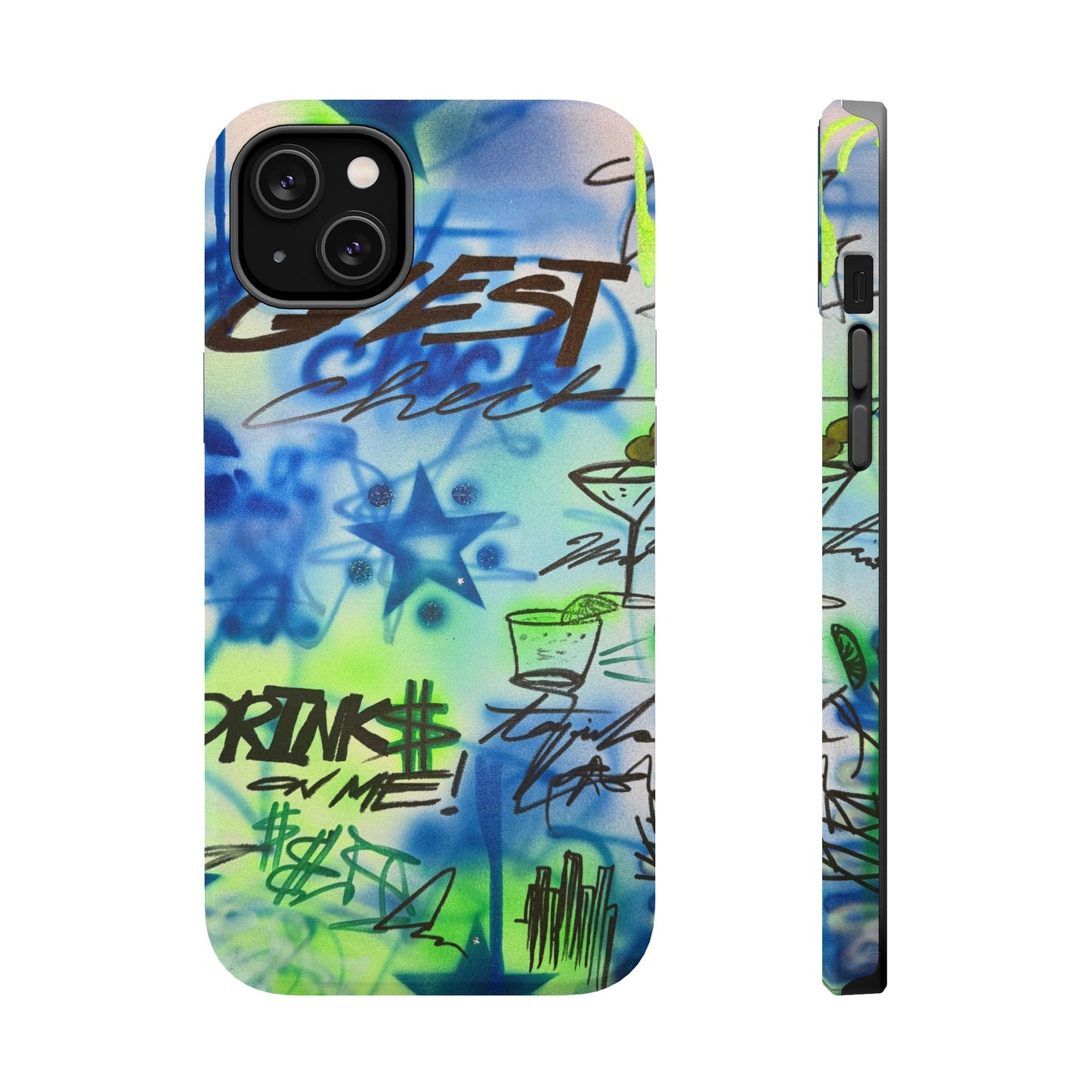 MagSafe "guest check" airbrush iPhone case