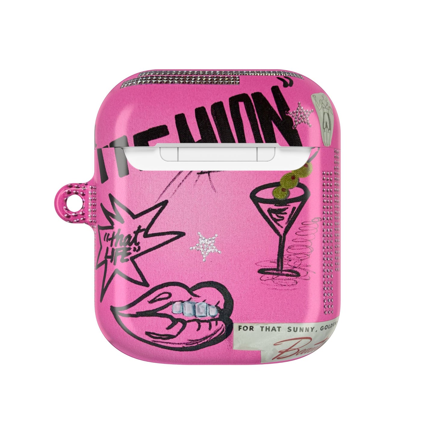 "high fashion" airbrush airpod cases