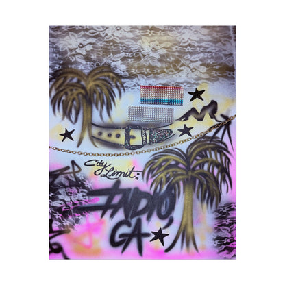 "indio, ca" airbrush rolled print