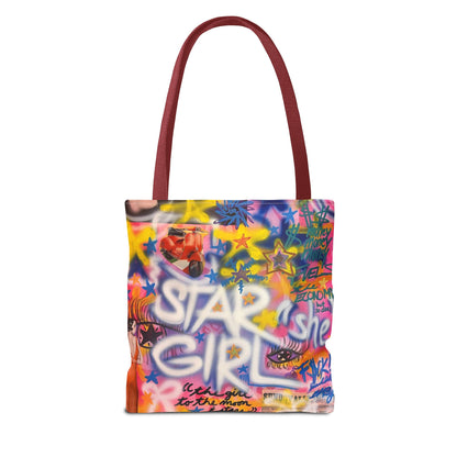 "STARGIRL" airbrush tote bag