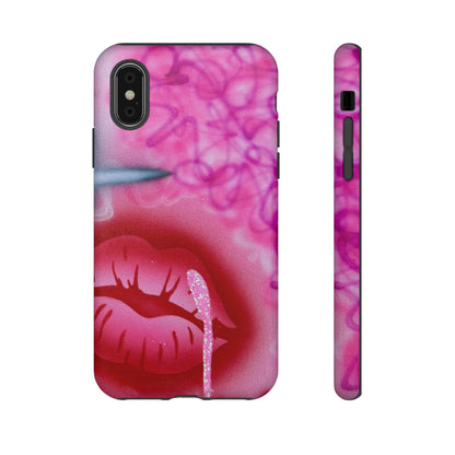 limited edition "glitter aura" airbrush iPhone case airbrush iPhone case