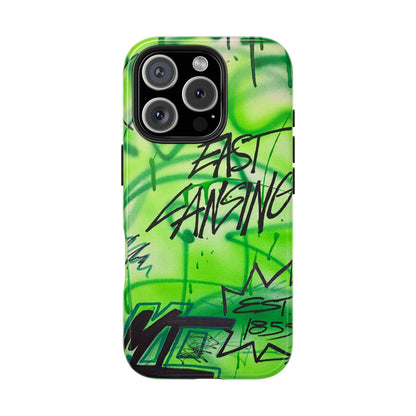 "east lansing, mi" airbrush iPhone case