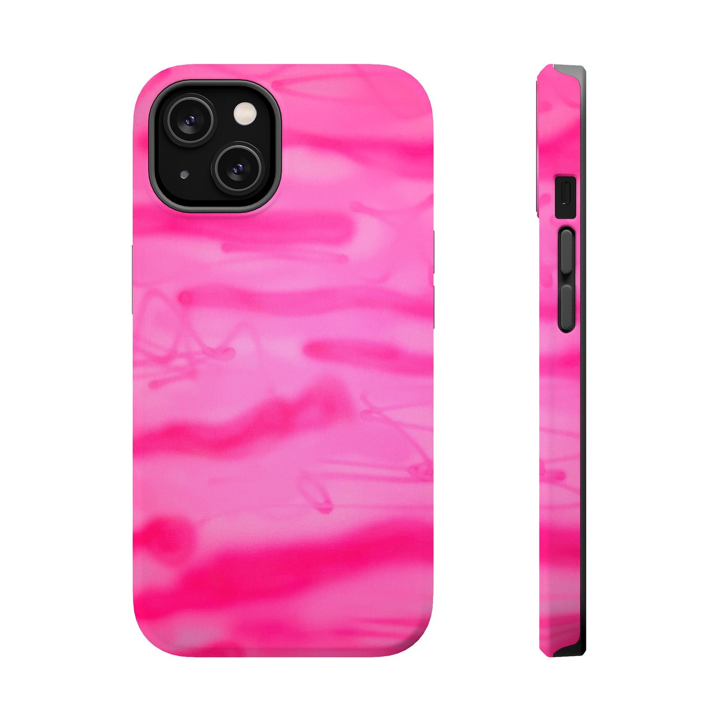 MagSafe "pink camo" airbrush iPhone case