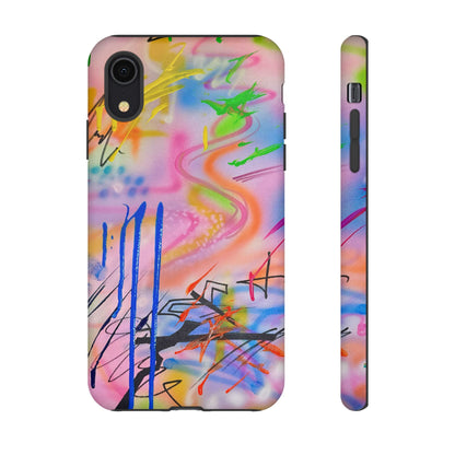 "neon haze" airbrush iPhone case