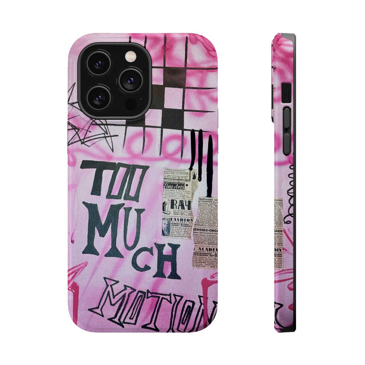 MagSafe "too much motion" airbrush iPhone case