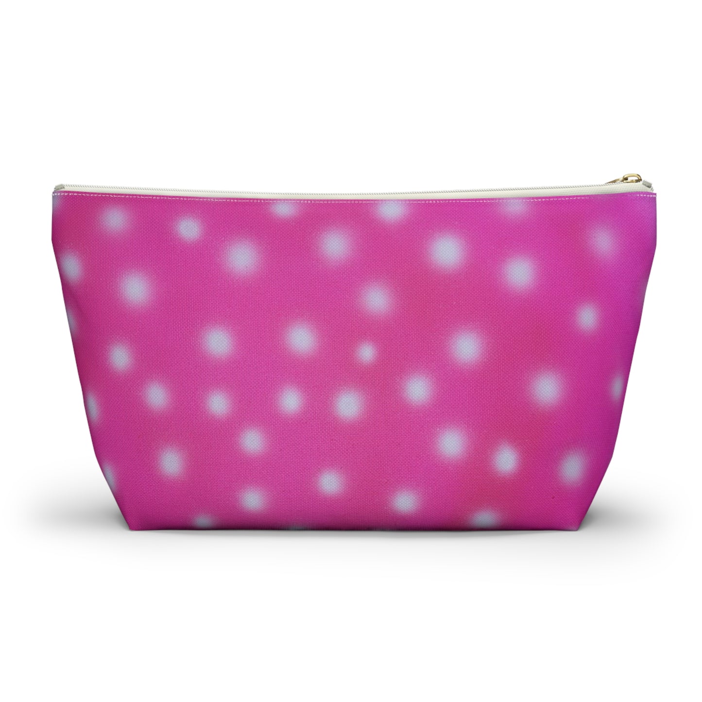 "bubblegum polka dot" airbrush makeup pouch