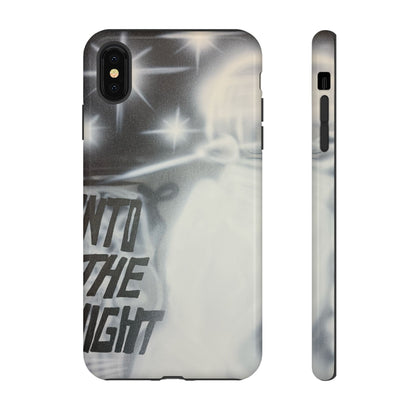 "into the night" airbrush iPhone case