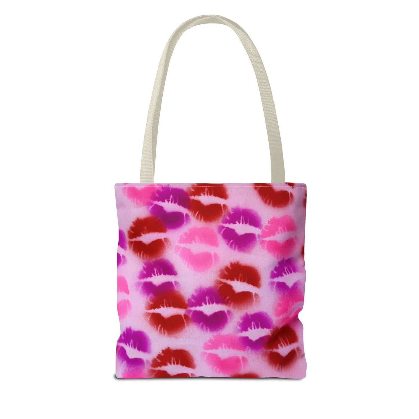 "mwah!" airbrush tote bag