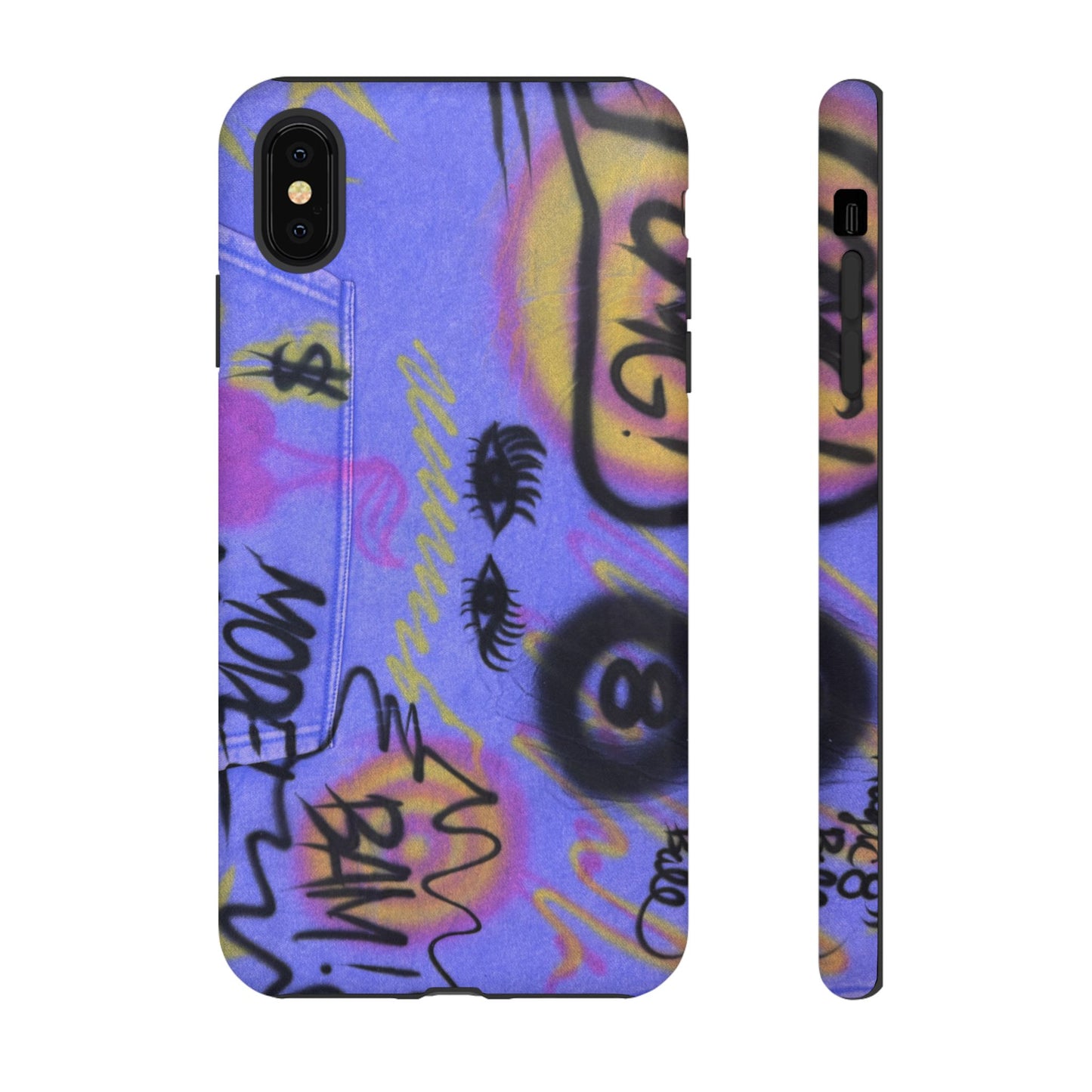 "eye$ on lies" airbrush iPhone case