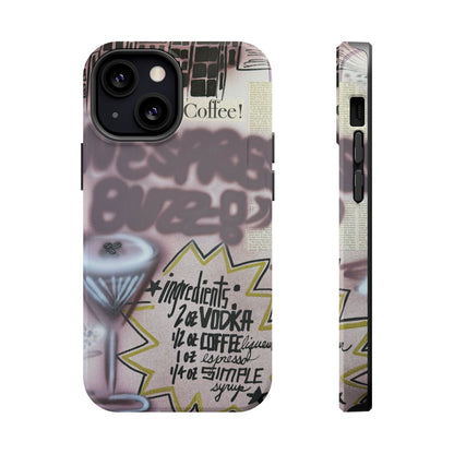 MagSafe "espresso martini" airbrush iPhone case