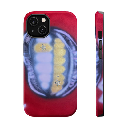 MagSafe "bite me bling" airbrush iPhone case