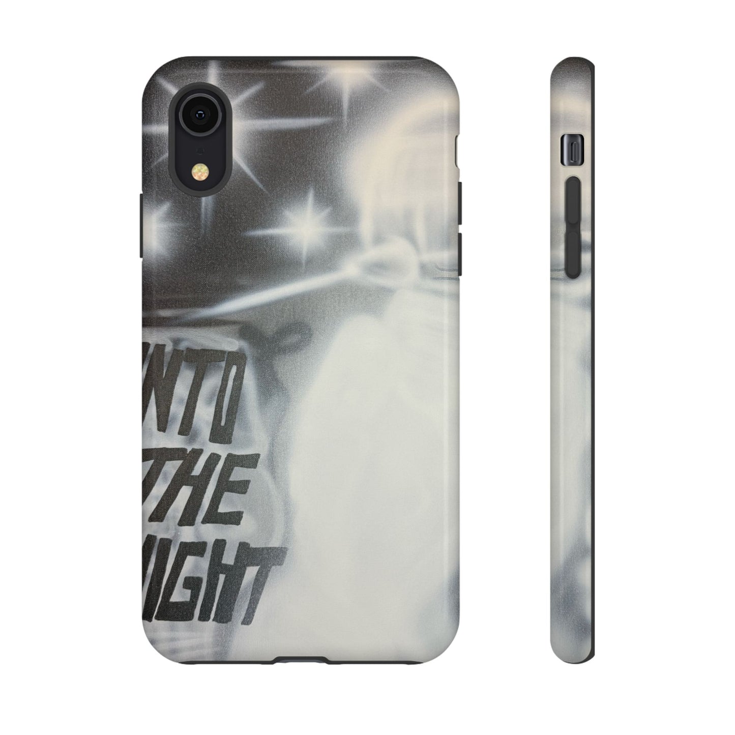"into the night" airbrush iPhone case