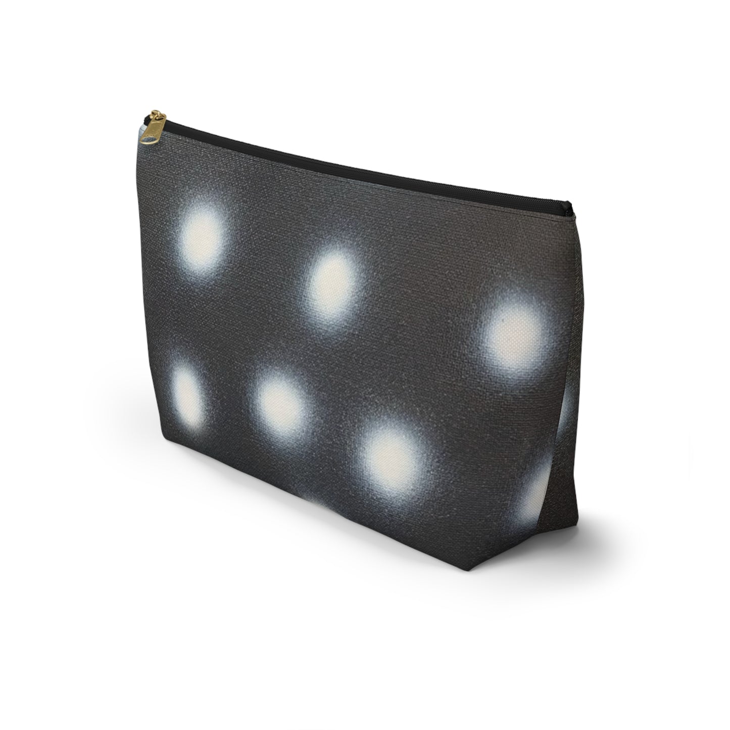"coconut noir polka dot" airbrush makeup pouch